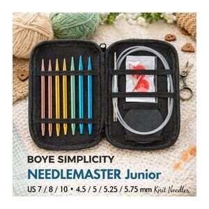 BOYE Simplicity NEEDLEMASTER Junior US 7/8/10/4.5/5/5.25/5.75 mm Knit NEEDLE